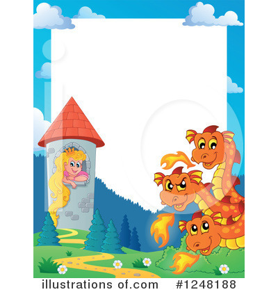 Royalty-Free (RF) Dragon Clipart Illustration by visekart - Stock Sample #1248188