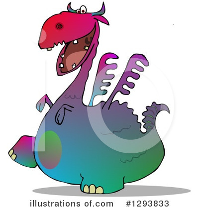 Royalty-Free (RF) Dragon Clipart Illustration by djart - Stock Sample #1293833
