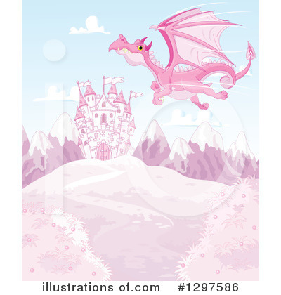 Royalty-Free (RF) Dragon Clipart Illustration by Pushkin - Stock Sample #1297586