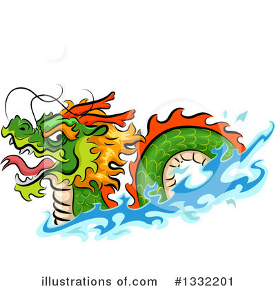 Chinese Dragon Clipart #1332201 by BNP Design Studio