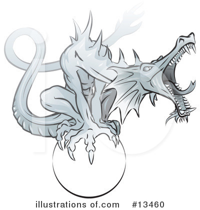 Royalty-Free (RF) Dragon Clipart Illustration by Leo Blanchette - Stock Sample #13460