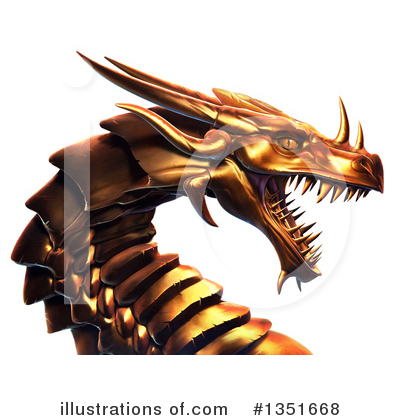 Royalty-Free (RF) Dragon Clipart Illustration by Tonis Pan - Stock Sample #1351668