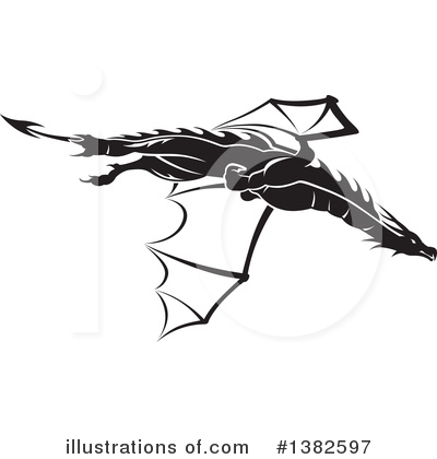 Dragon Clipart #1382597 by dero