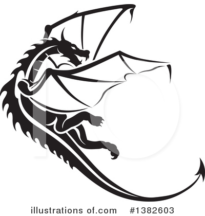 Dragon Clipart #1382603 by dero