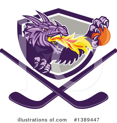 Field Hockey Clipart #1389447 by patrimonio