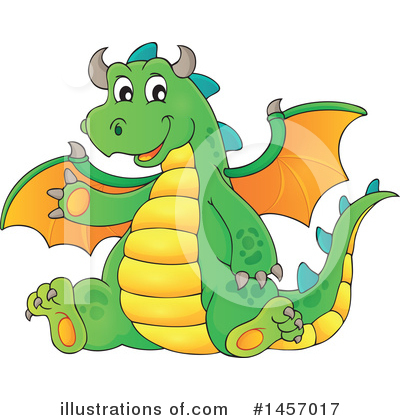 Dragons Clipart #1457017 by visekart