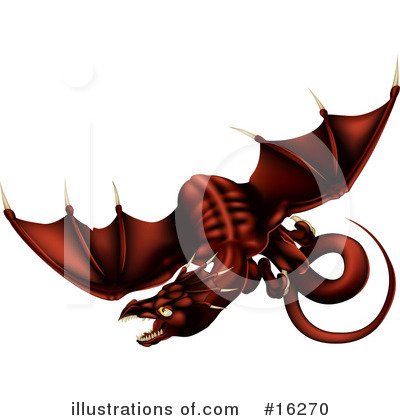 Dragon Clipart #16270 by AtStockIllustration