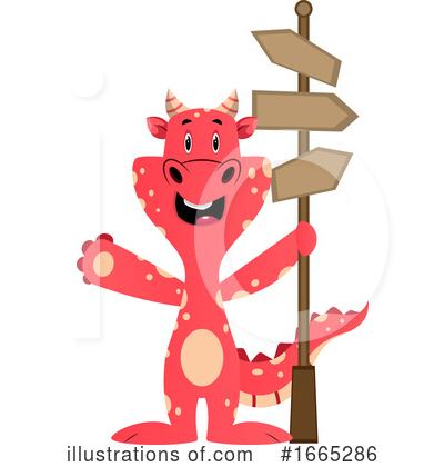 Royalty-Free (RF) Dragon Clipart Illustration by Morphart Creations - Stock Sample #1665286