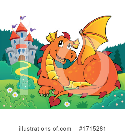 Royalty-Free (RF) Dragon Clipart Illustration by visekart - Stock Sample #1715281