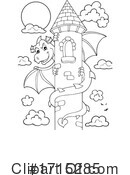Dragon Clipart #1715285 by visekart