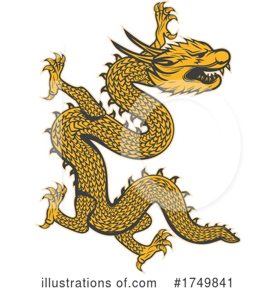 Royalty-Free (RF) Dragon Clipart Illustration by Vector Tradition SM - Stock Sample #1749841