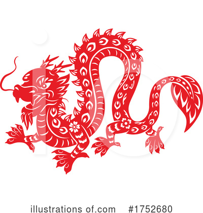 Chinese Dragon Clipart #1752680 by Vector Tradition SM