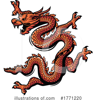 Royalty-Free (RF) Dragon Clipart Illustration by Vector Tradition SM - Stock Sample #1771220