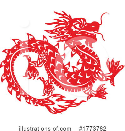 Royalty-Free (RF) Dragon Clipart Illustration by Vector Tradition SM - Stock Sample #1773782