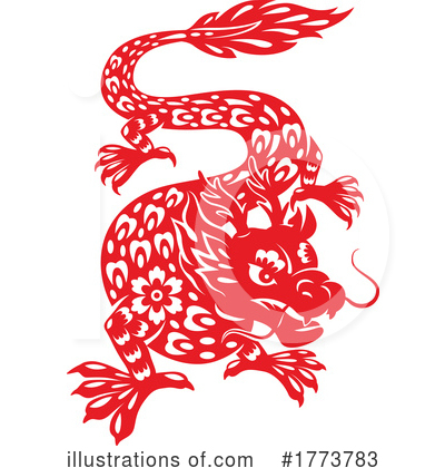 Royalty-Free (RF) Dragon Clipart Illustration by Vector Tradition SM - Stock Sample #1773783