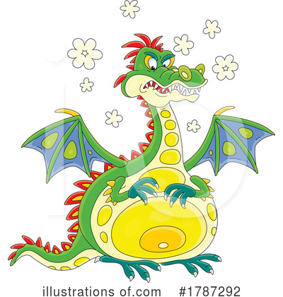 Royalty-Free (RF) Dragon Clipart Illustration by Alex Bannykh - Stock Sample #1787292