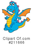 Dragon Clipart #211666 by visekart