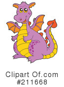 Dragon Clipart #211668 by visekart
