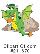 Dragon Clipart #211670 by visekart