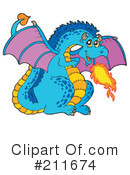 Dragon Clipart #211674 by visekart