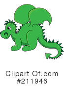 Dragon Clipart #211946 by Pams Clipart