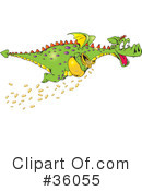 Dragon Clipart #36055 by Dennis Holmes Designs