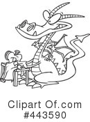 Dragon Clipart #443590 by toonaday