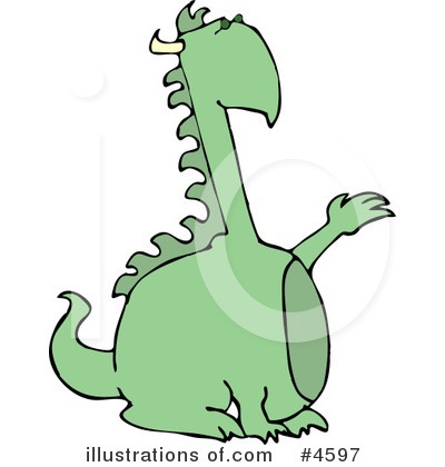 Royalty-Free (RF) Dragon Clipart Illustration by djart - Stock Sample #4597