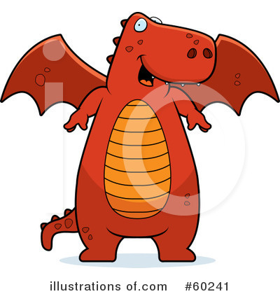Royalty-Free (RF) Dragon Clipart Illustration by Cory Thoman - Stock Sample #60241