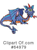 Dragon Clipart #64979 by Dennis Holmes Designs