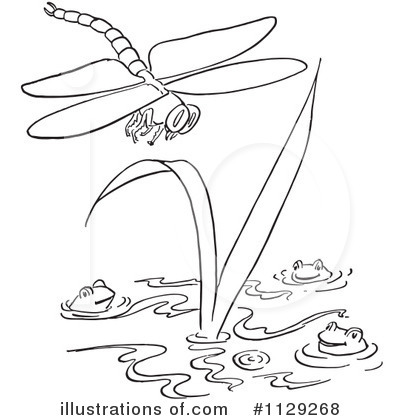 Royalty-Free (RF) Dragonfly Clipart Illustration by Picsburg - Stock Sample #1129268
