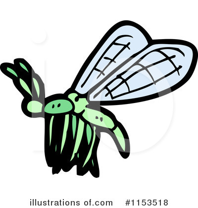 Royalty-Free (RF) Dragonfly Clipart Illustration by lineartestpilot - Stock Sample #1153518
