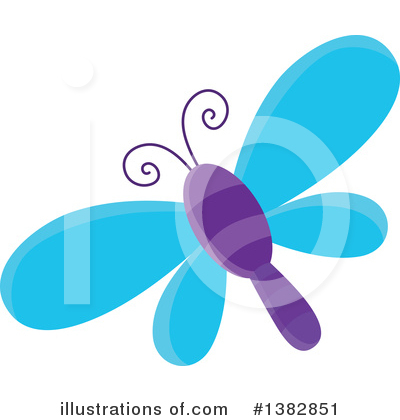 Royalty-Free (RF) Dragonfly Clipart Illustration by visekart - Stock Sample #1382851