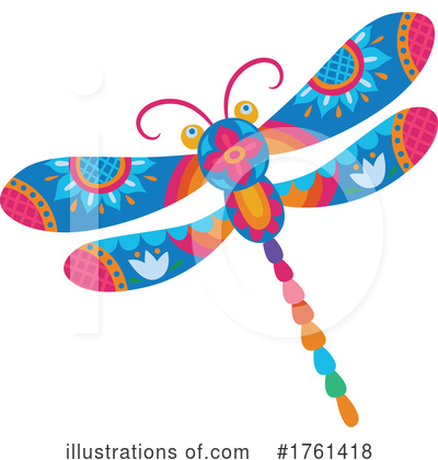 Royalty-Free (RF) Dragonfly Clipart Illustration by Vector Tradition SM - Stock Sample #1761418