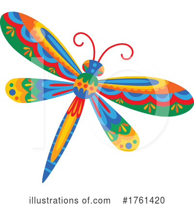 Royalty-Free (RF) Dragonfly Clipart Illustration by Vector Tradition SM - Stock Sample #1761420
