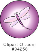 Dragonfly Clipart #94258 by Pams Clipart