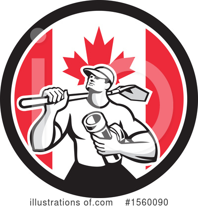 Canadian Flag Clipart #1560090 by patrimonio