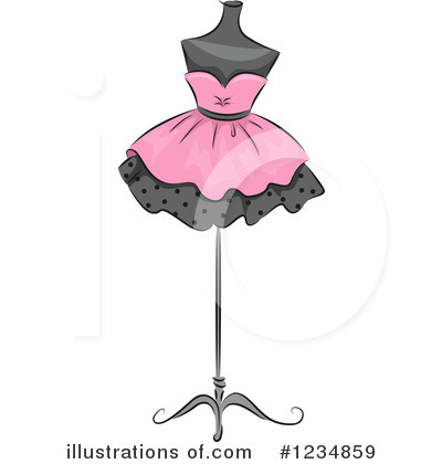 Royalty-Free (RF) Dress Clipart Illustration by BNP Design Studio - Stock Sample #1234859