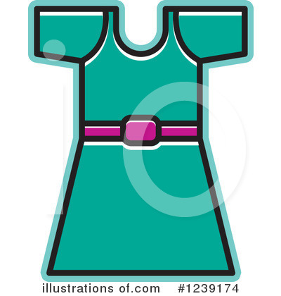 Royalty-Free (RF) Dress Clipart Illustration by Lal Perera - Stock Sample #1239174