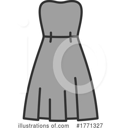 Dress Clipart #1771327 by Vector Tradition SM