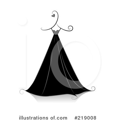 Royalty-Free (RF) Dress Clipart Illustration by BNP Design Studio - Stock Sample #219008