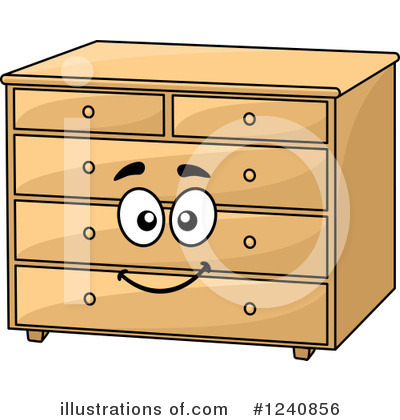 Dresser Clipart #1240856 by Vector Tradition SM