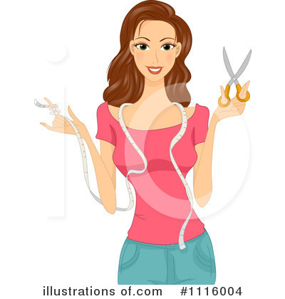Royalty-Free (RF) Dressmaker Clipart Illustration by BNP Design Studio - Stock Sample #1116004