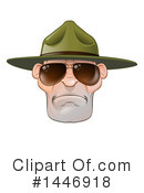 Drill Sergeant Clipart #1446918 by AtStockIllustration