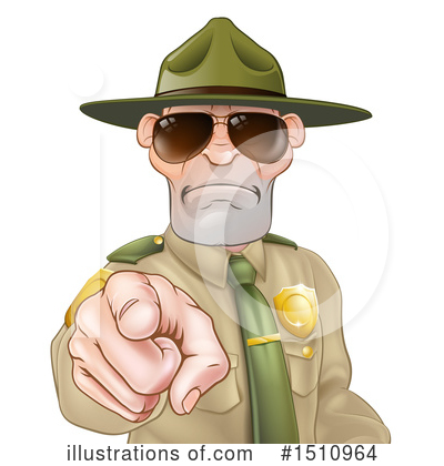 Drill Sergeant Clipart #1510964 by AtStockIllustration