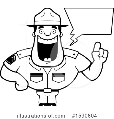 Drill Sergeant Clipart #1590604 by Cory Thoman