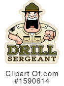Drill Sergeant Clipart #1590614 by Cory Thoman