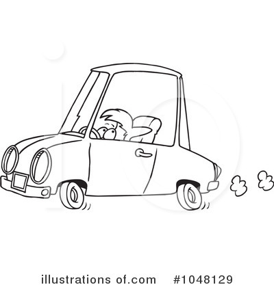 Driving Clipart #1048129 by toonaday