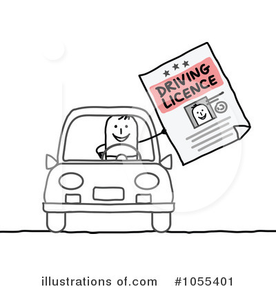 Royalty-Free (RF) Driver Clipart Illustration by NL shop - Stock Sample #1055401