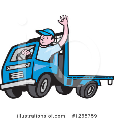 Truck Clipart #1265759 by patrimonio
